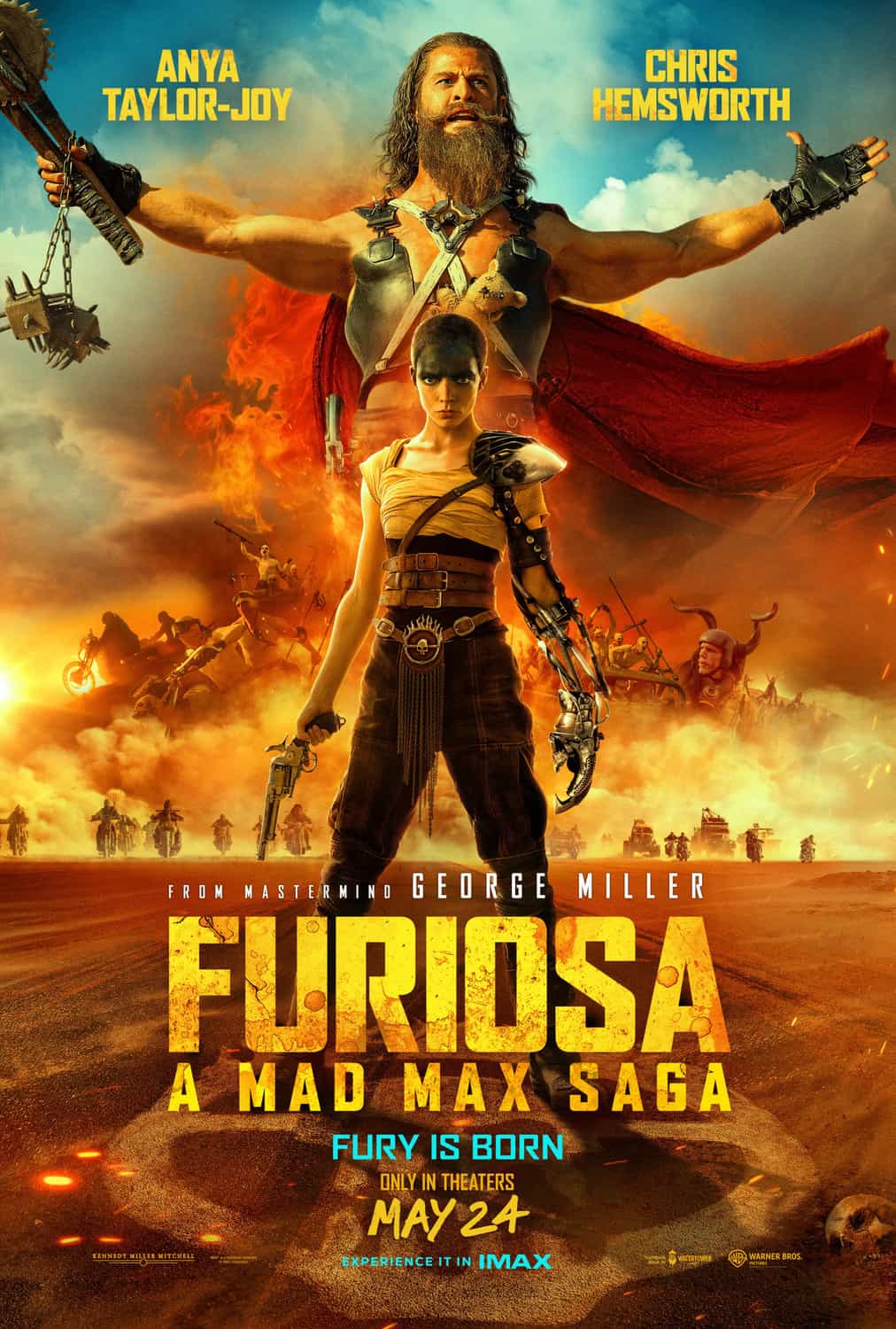 New trailer and movie motion poster release for Furiosa furiosa