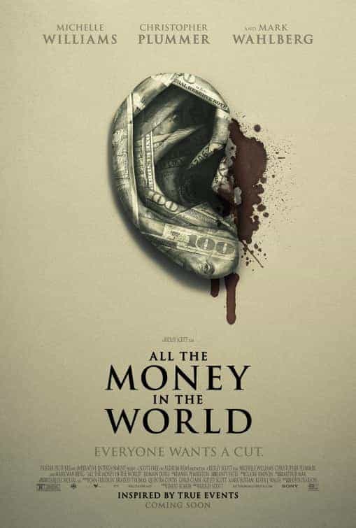 All The Money in The World is given a 15 age rating in the UK for strong violence, injury detail, threat, language