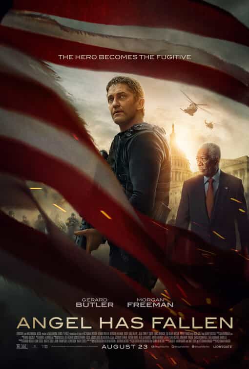 US Box Office Analysis 30th August - 1st September 2019:  Angel Has Fallen remains at the top for a second weekend with an $11 Million gross