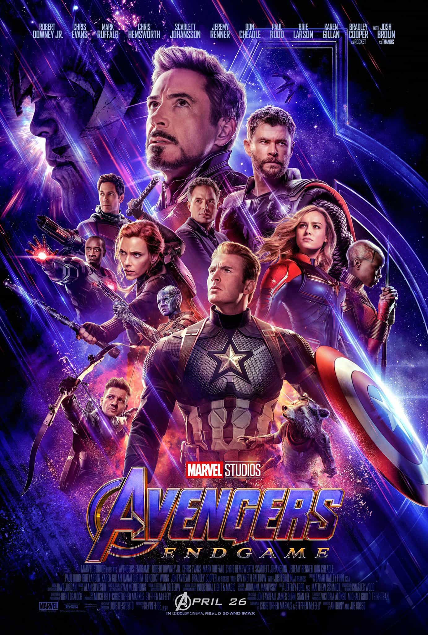 First trailer and poster for Avengers 4, officially titled Avengers Endgame, new release date April 26 2019