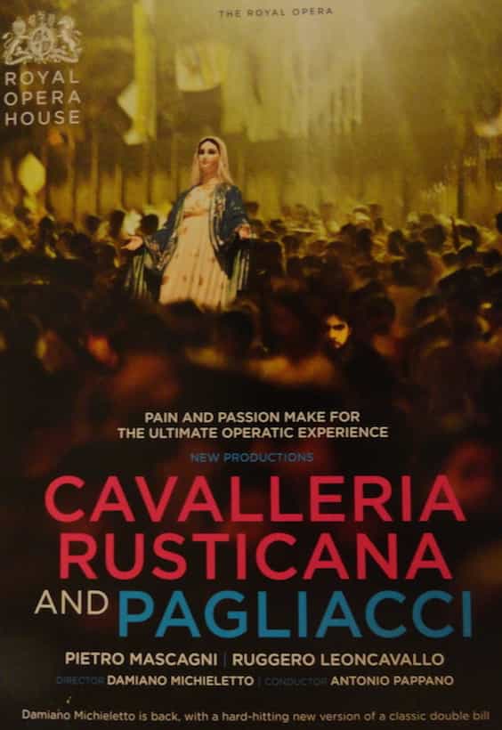 Cavalleria Pagliacci: Royal Opera London 2015/2016