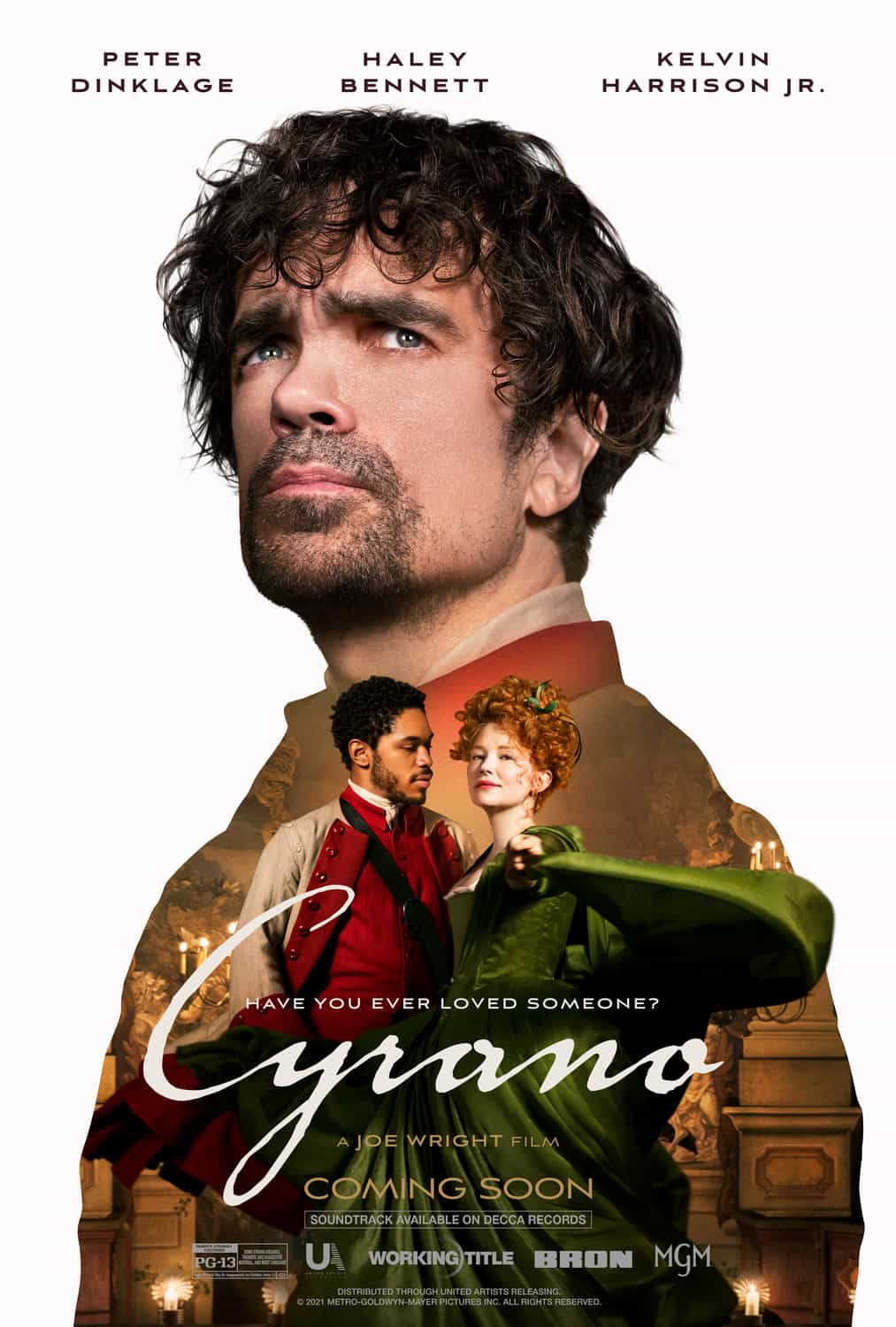 Cyrano has been given a 12A age rating in the UK for moderate violence, bloody images, discrimination, language, threat