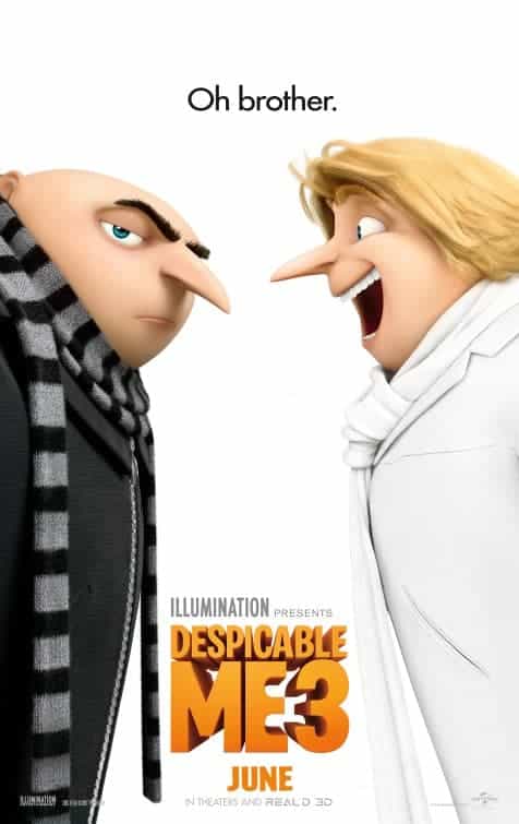 US Box Office Weekend 30th June 2017:  Despicable Me 3 takes over at the top on its debut weekend