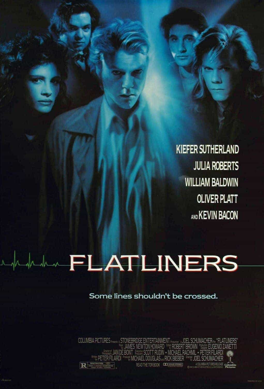 Historical UK Box Office Early November - Flatliners was the top new film at number 1 in 1990
