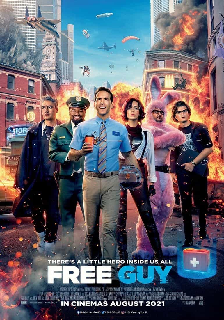 New trailer and poster for Free Guy starring Ryan Reynolds - movie release date 11th December 2020