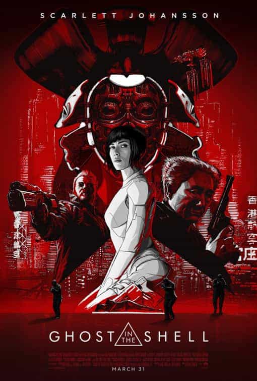 New trailer for Ghost in The Shell, Scarlett Johansson shows us what she