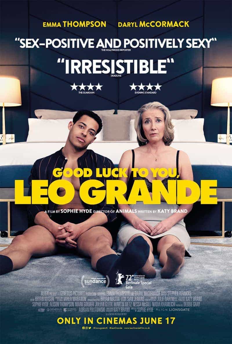 Good Luck to You, Leo Grande is given a 15 age rating in the UK for strong sex references, sex, language