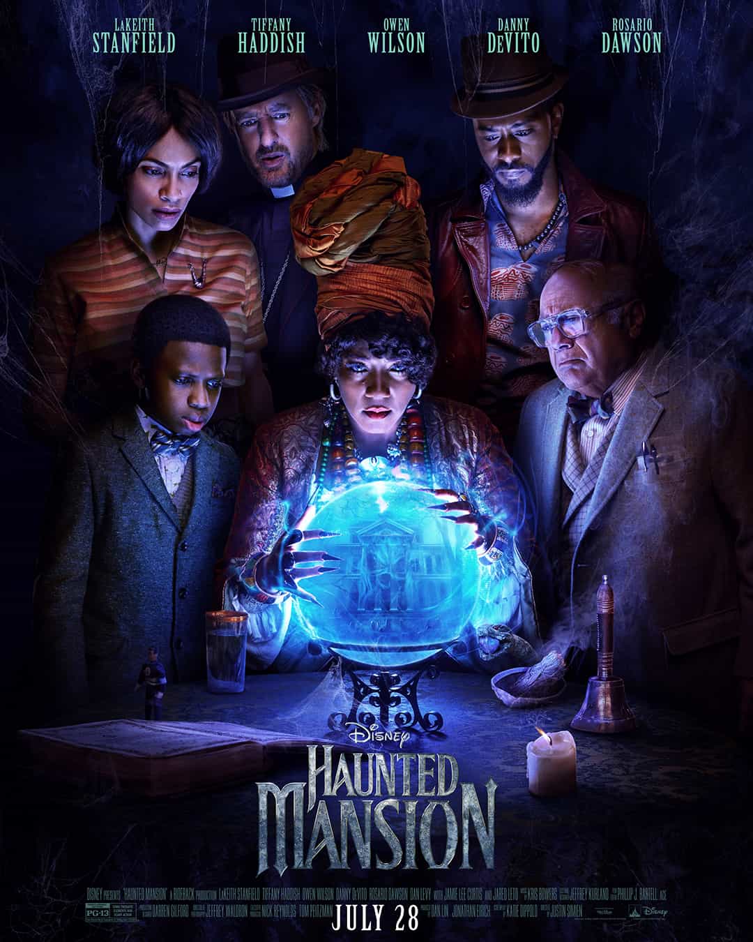 Check out the new trailer and poster for upcoming movie Haunted Mansion which stars LaKeith Stanfield and Tiffany Haddish - movie UK release date 11th August 2023 #hauntedmansion