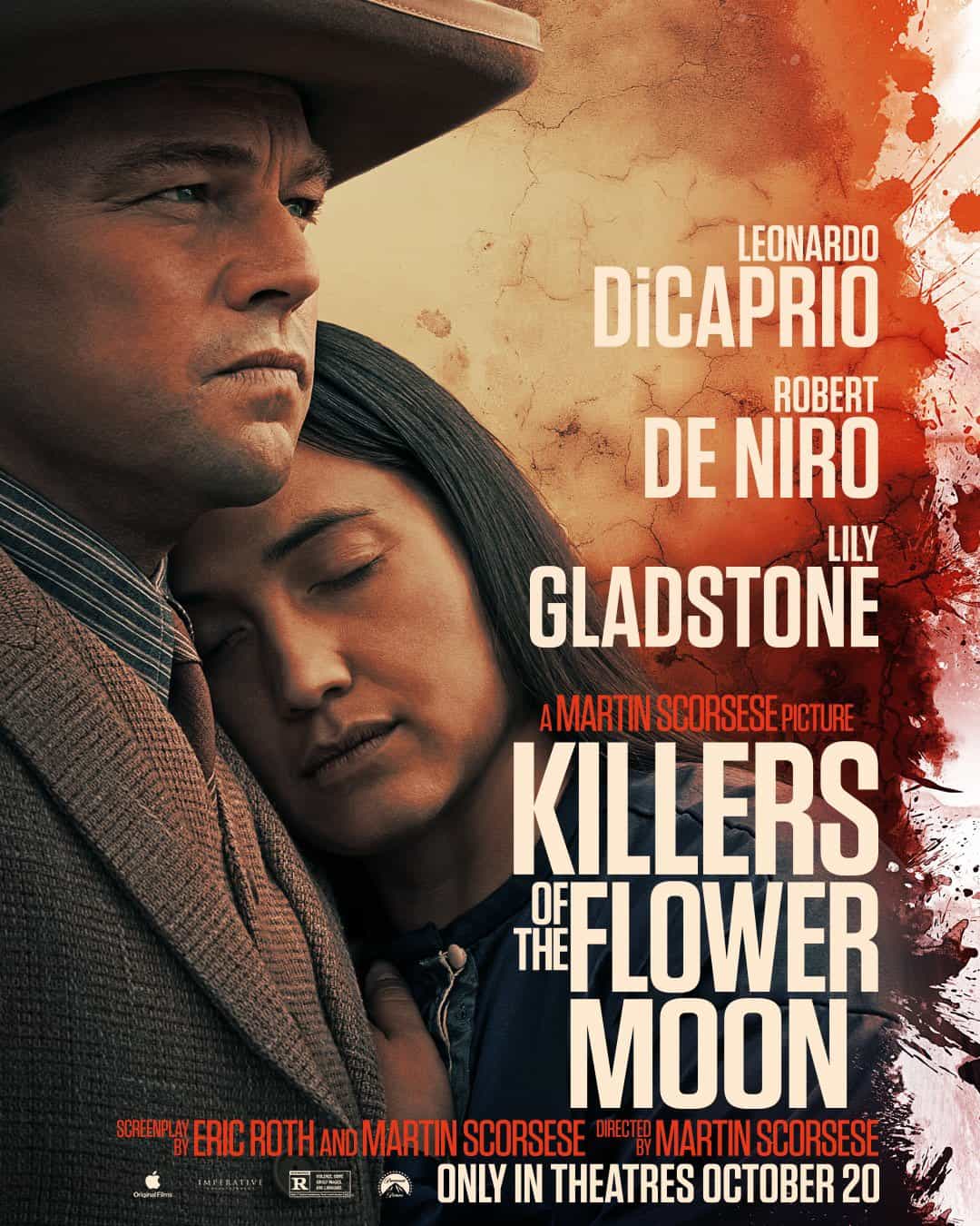 Killers of the Flower Moon is given a 15 age rating in the UK for strong violence, injury detail, racism