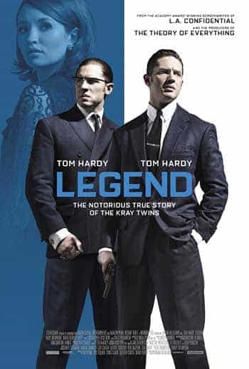 UK Video Charts Weekend 31th January 2016:  Biopic of the Krays, Legend, tops on its debut