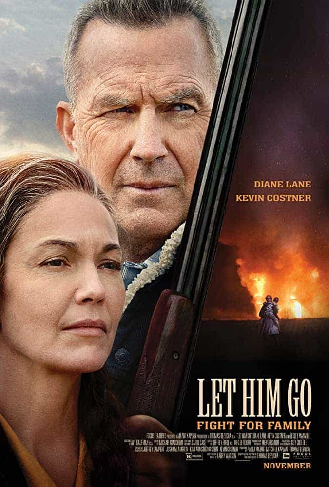 US Box Office Figures 6th November - 8th November 2020:  Kevin Costner and Diane Lane hit the top with Let Him Go, Come Play falls to 2