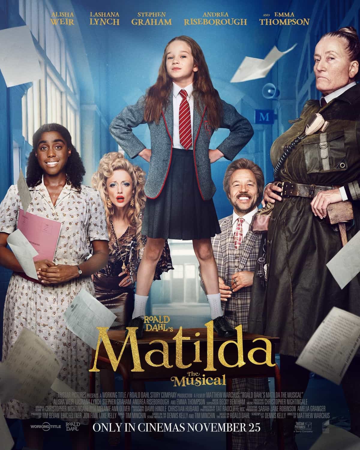 Matilda The Musical is given a PG age rating in the UK for mild threat, comic violence