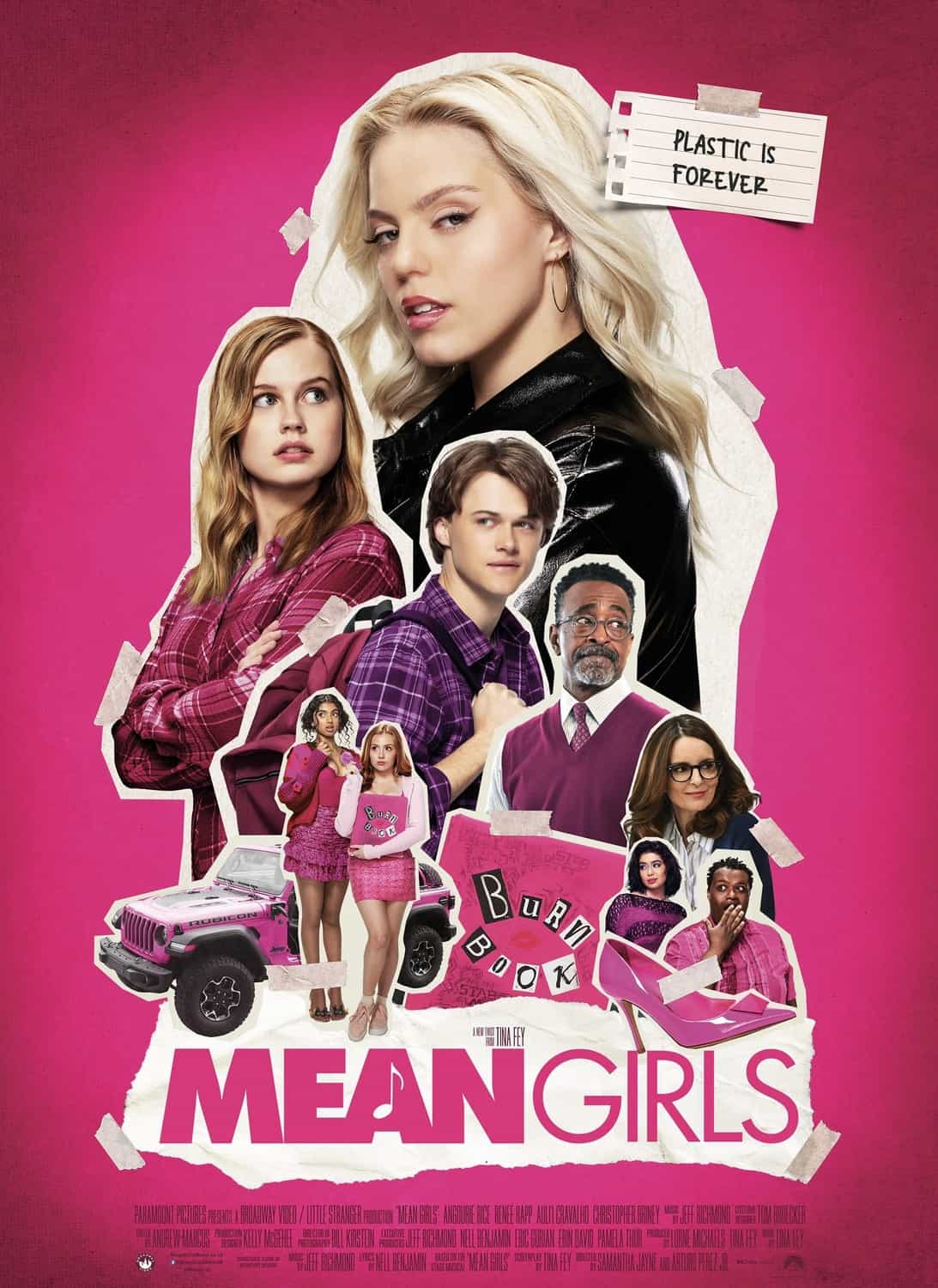 Check out the new trailer and poster for upcoming movie Mean Girls which stars Tina Fey and Jon Hamm - movie UK release date 19th January 2024 #meangirls