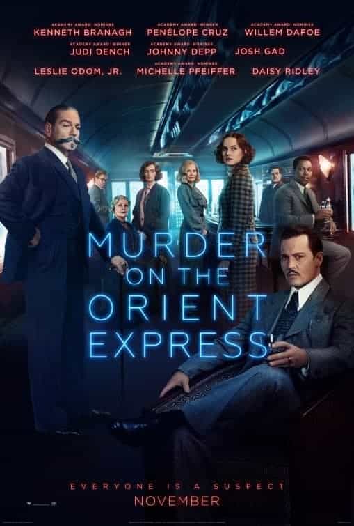 BBFC give Murder on The Orient Express a 12a rating for moderate violence, occasional bloody images