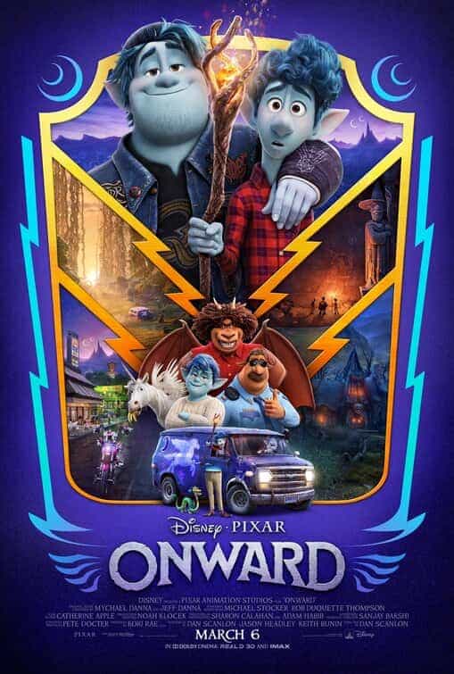 US Box Office Figures 6 - 8 March 2020:  New Pixar movie Onward hits the top on its debut but with a lower weekend gross than expected