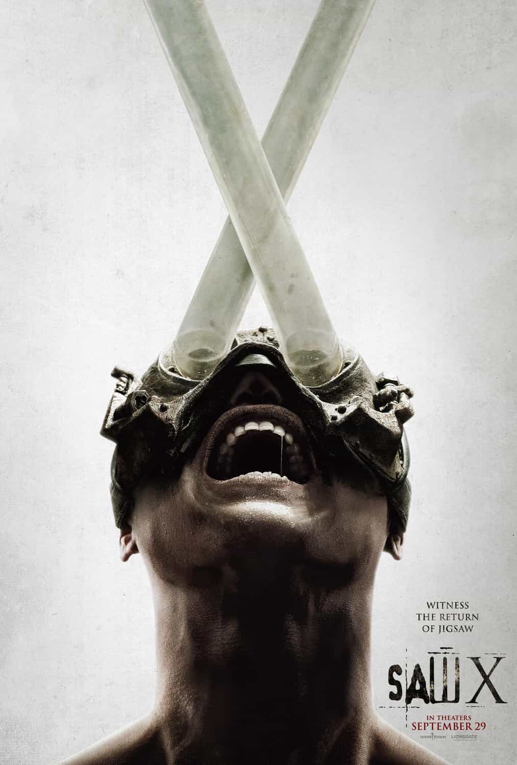 Check out the new trailer for upcoming movie Saw X which stars Michael Beach and Tobin Bell - movie UK release date 27th October 2023 #sawx