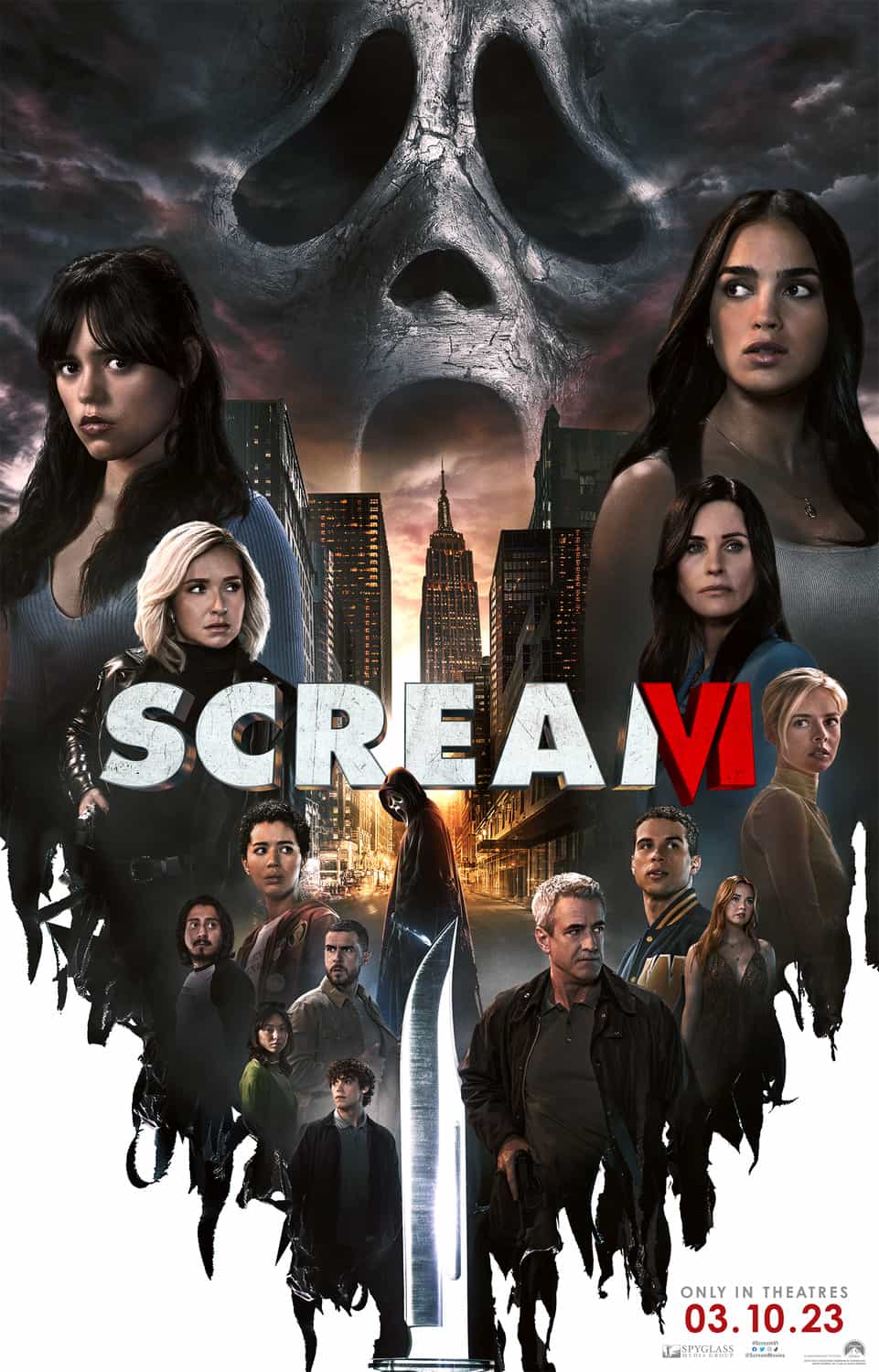 UK Box Office Weekend Report 10th - 12th March 2023:  Scream 6 is the top new movie and makes its debut with £3 Million over the weekend