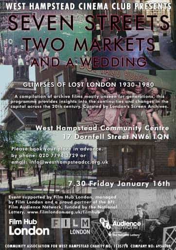 Seven Streets, Two Markets and a Wedding: Glimpses of Lost London 1930 to 1980