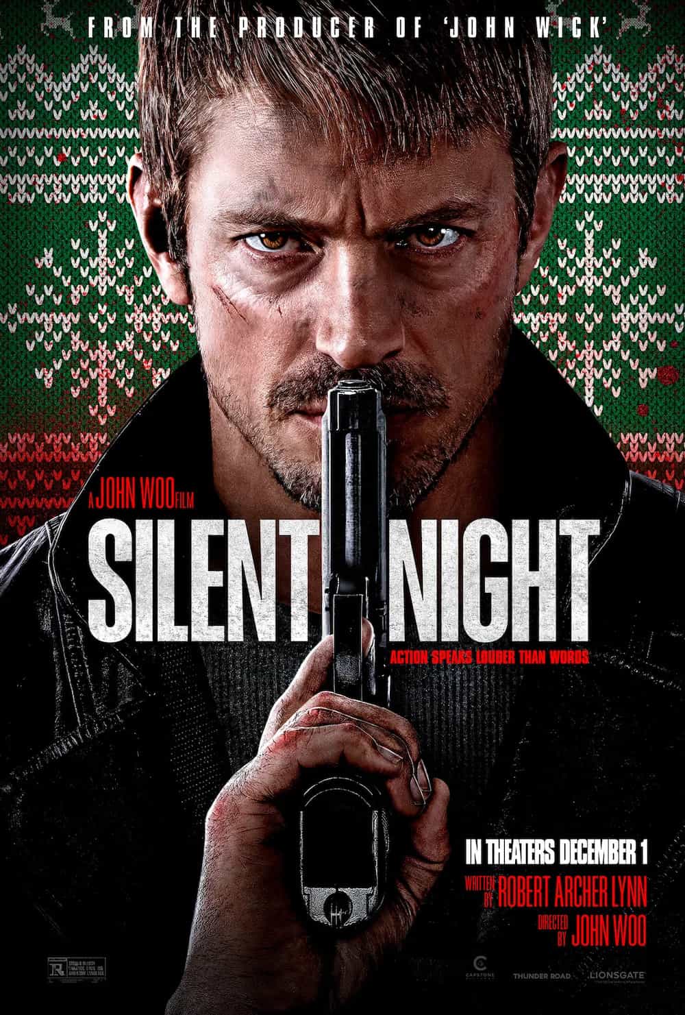 Check out the new trailer for upcoming movie Silent Night which stars Joel Kinnaman and Catalina Sandino Moreno #silentnight
