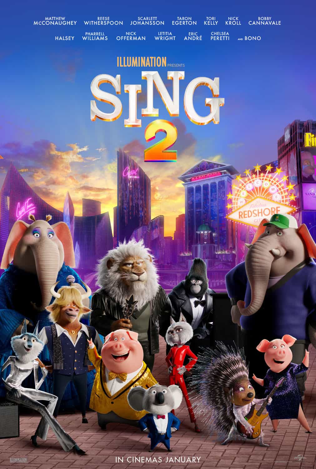 Sing 2 is given a U age rating in the UK for very mild bad language, threat, violence, rude humour