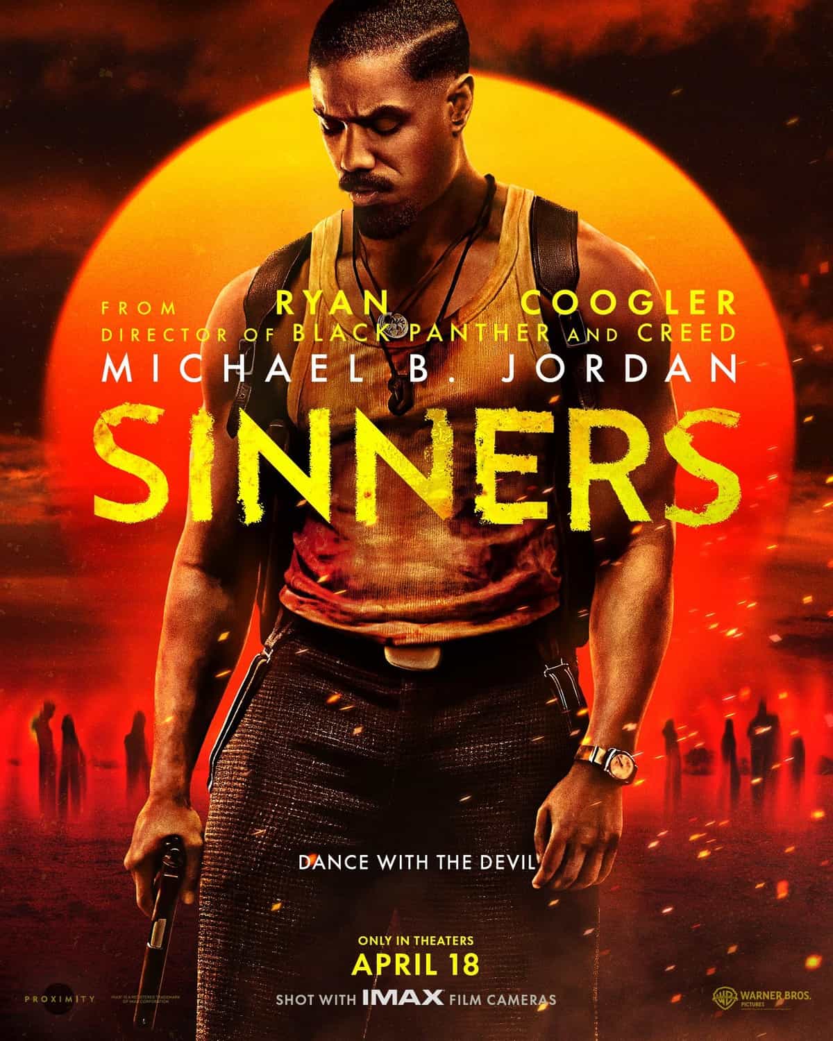 Sinners has been given a 15 age rating in the UK for strong bloody violence, gore, horror, language, sex, sex references, racism