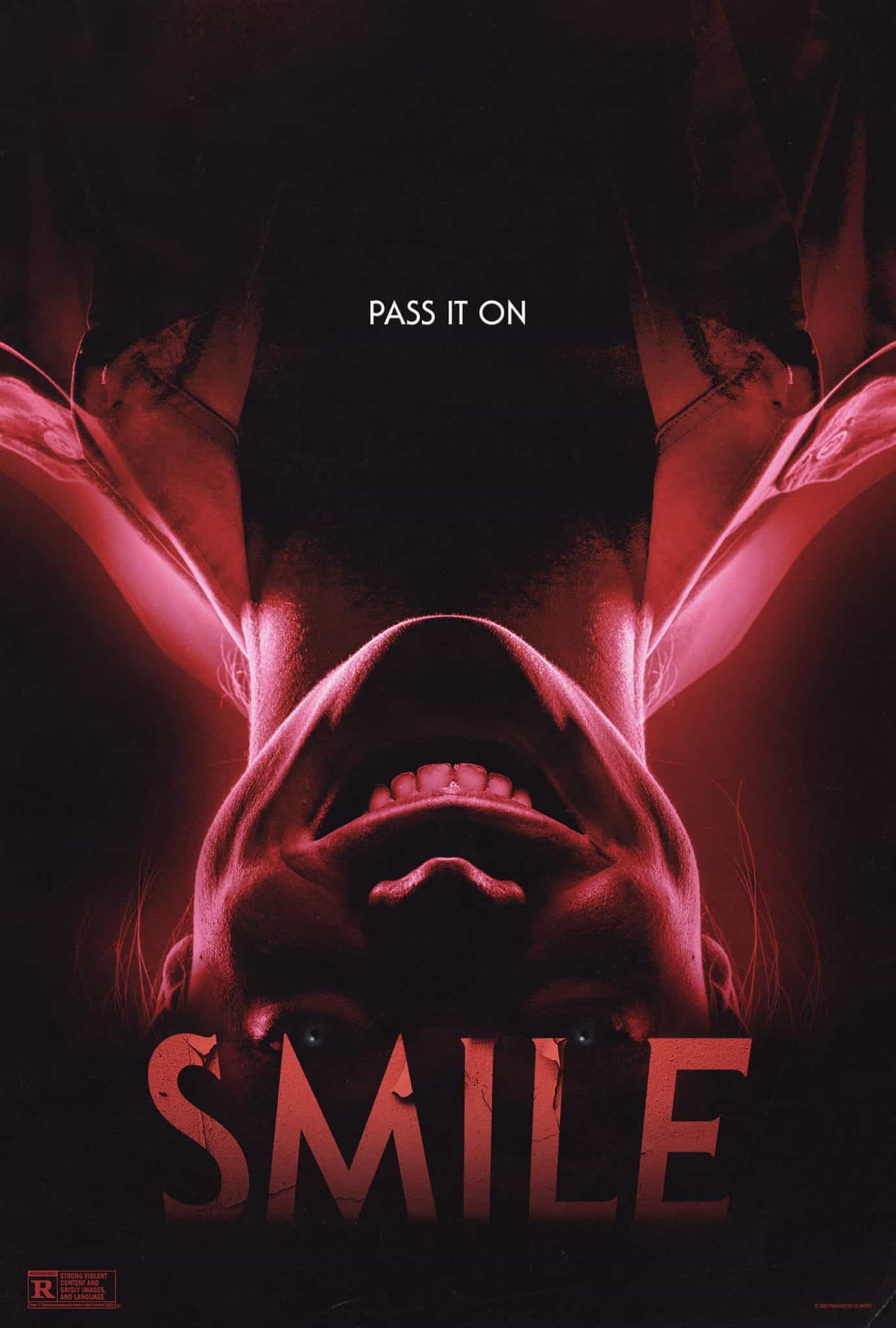 Smile (2022) has been given an 18 age rating in the UK for strong bloody violence