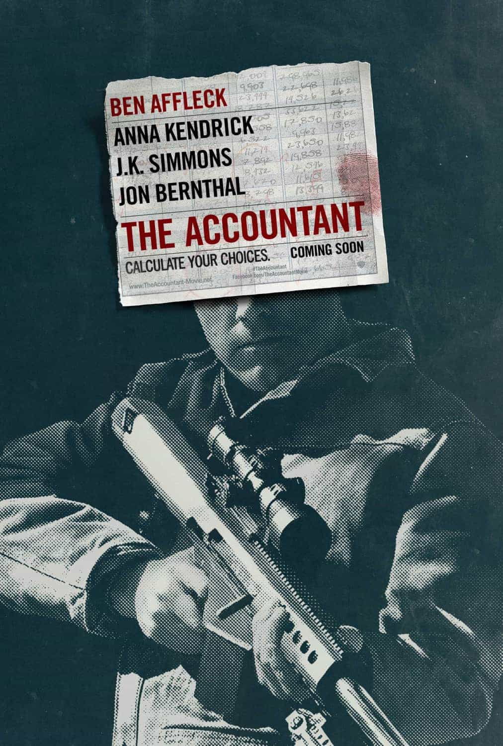 US Box Office Chart Weekend 14 October 2016:  Ben Affleck figures out how to get to number 1 for the second time in 2016 with The Accountant