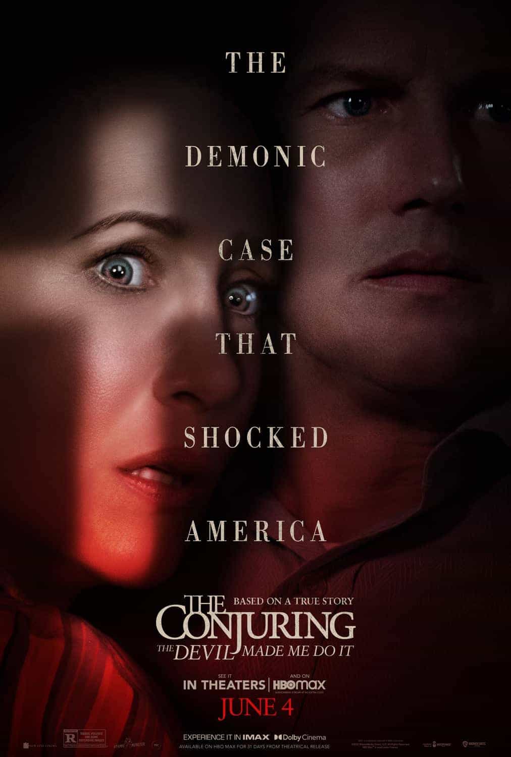 The Conjuring: The Devil Made Me Do It is given a 15 age rating in the UK for strong threat, horror, violence