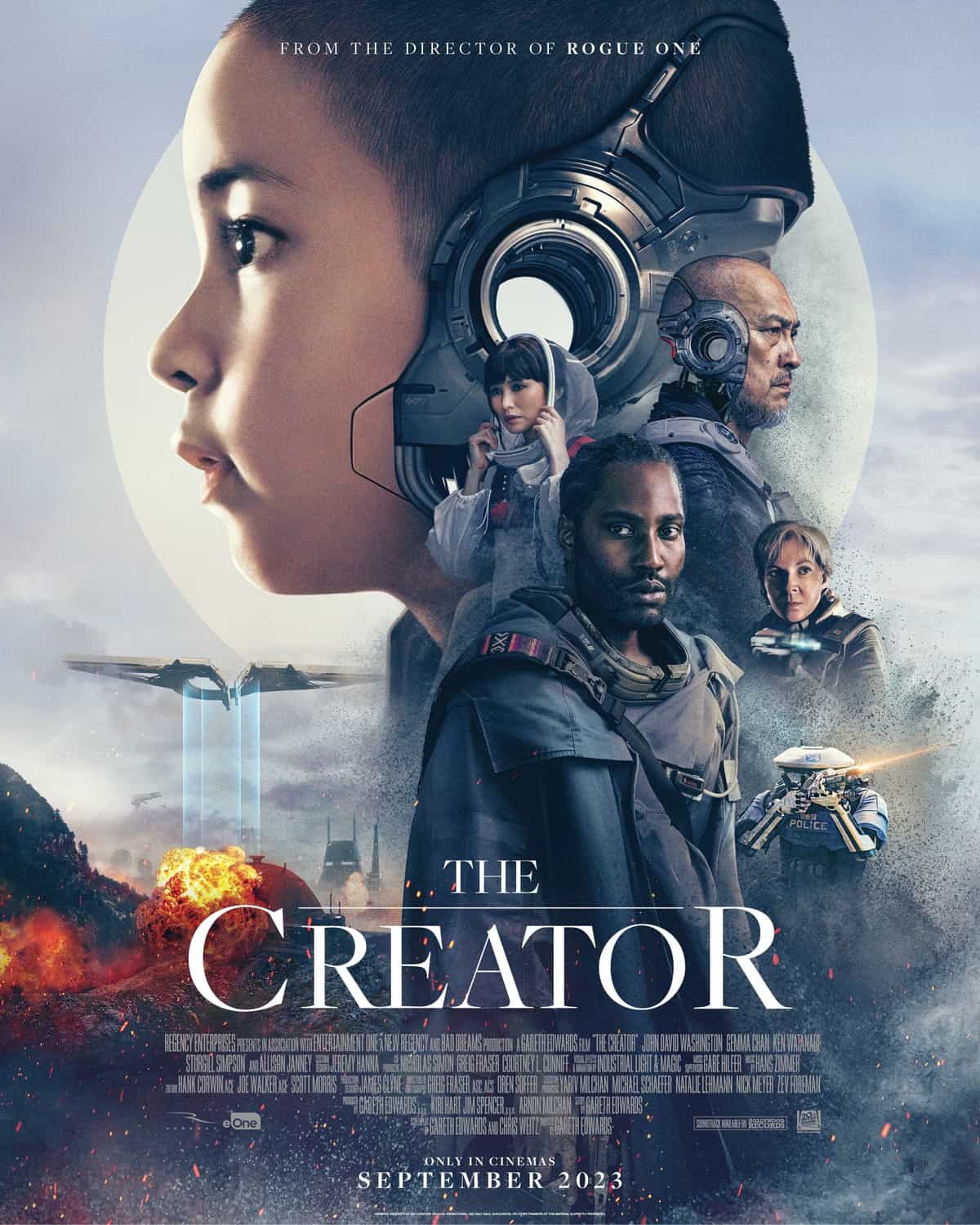 The Creator has been given a 12A age rating in the UK for moderate violence, threat, injury detail, infrequent strong language