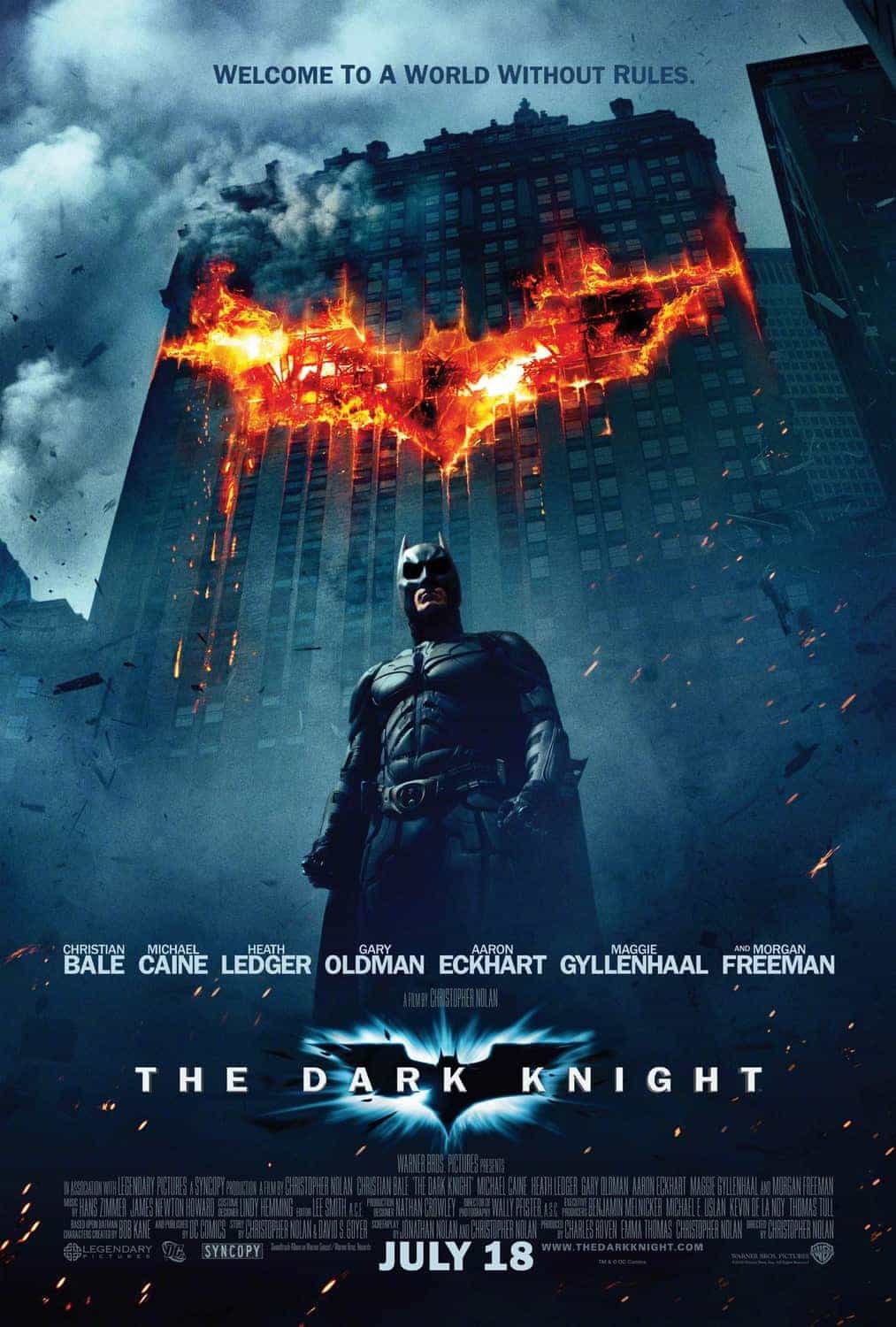The Dark Knight is the top grossing film of 2008 worldwide
