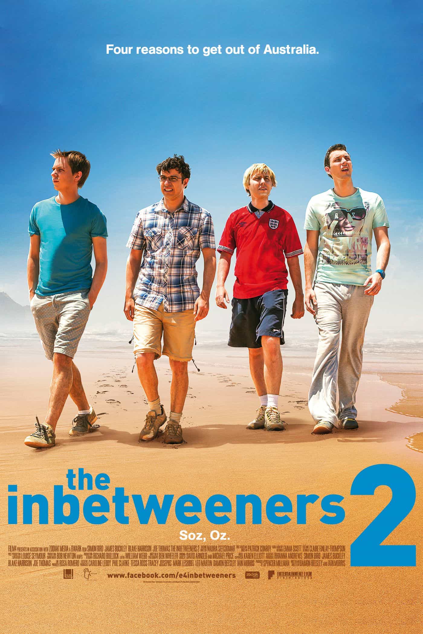 First teaser trailer for The Inbetweeners 2 - Australia watch out here they come - film out on 6th August