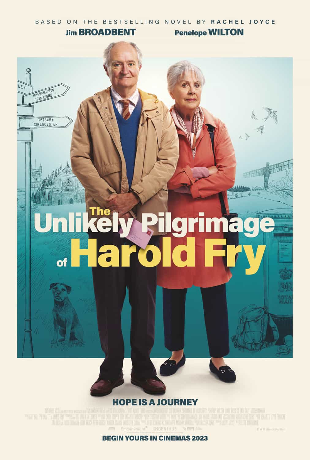 The Unlikely Pilgrimage Of Harold Fry has been given a 12A age rating in the UK for infrequent strong language, drug misuse, suicide, moderate sex references