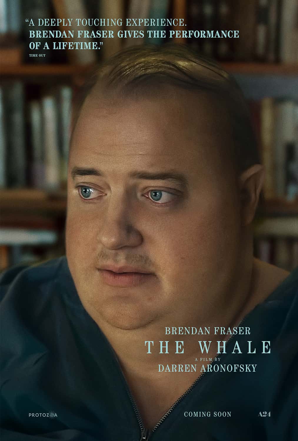 A new trailer and poster released for The Whale starring Brendan Fraser - movie UK release date 3rd February 2023 #thewhale