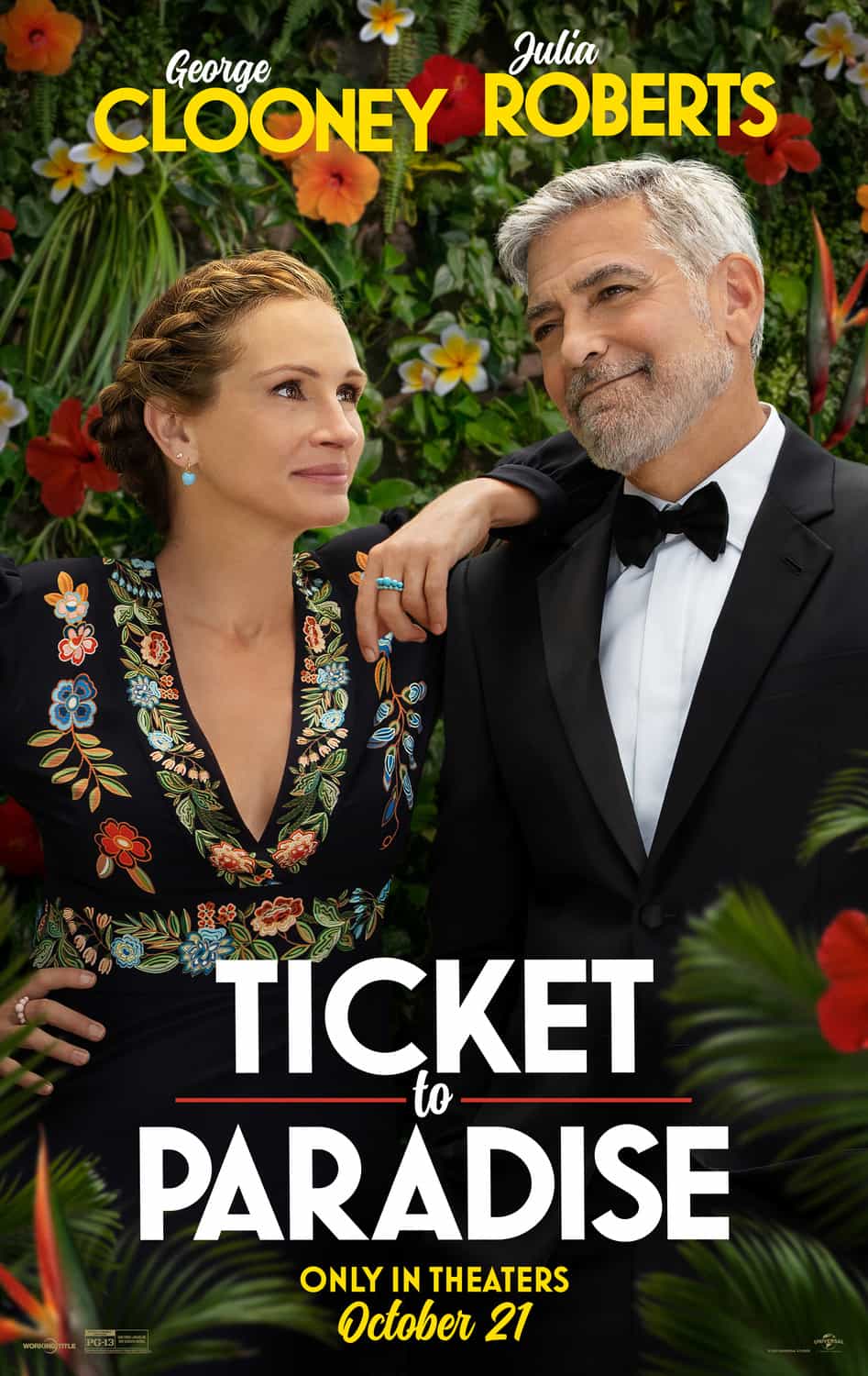 UK Box Office Weekend Report 23rd - 25th September 2022:  George Clooney and Julia Roberts lead the way in Ticket To Paradise in an all new top 3 at the UK box office