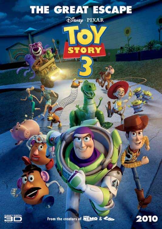 Top film in UK for 2010 is Toy Story 3