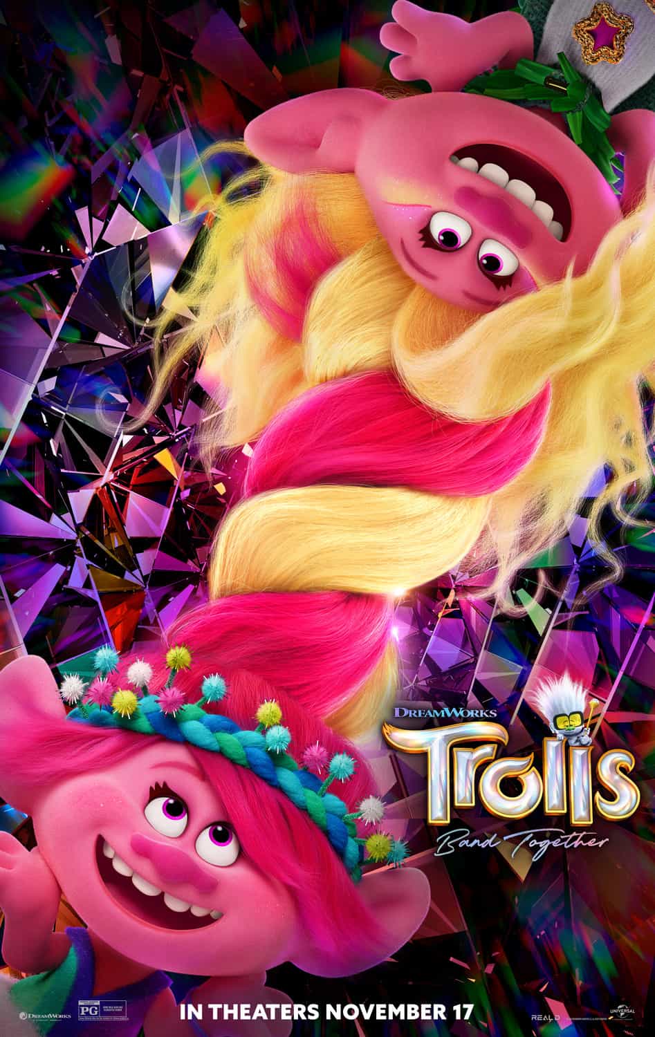 UK Box Office Weekend Report 20th - 22nd October 2023:  Trolls Band Together nudges out Killers of the Flower Moon to top the UK box office in its debut weekend