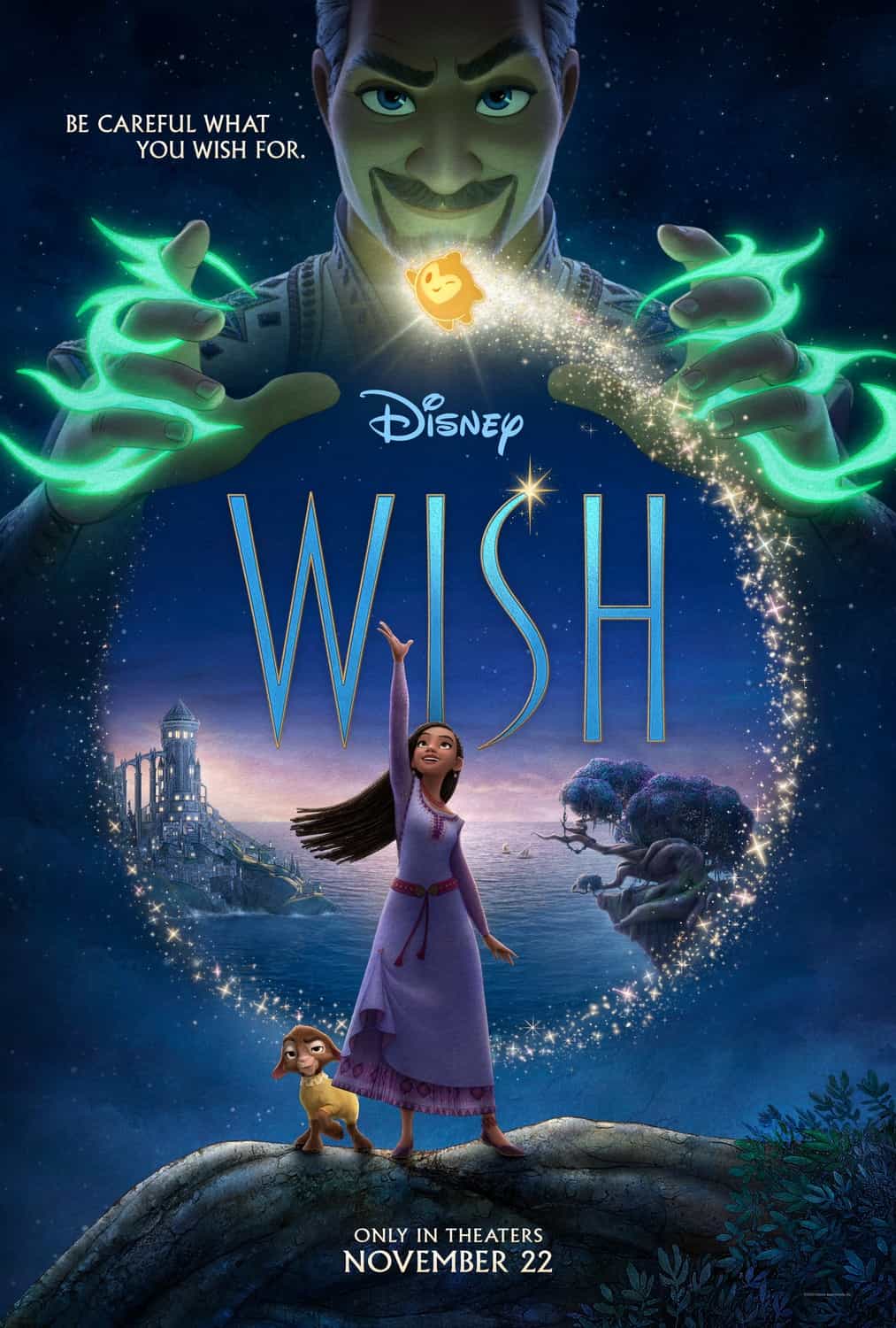 Check out the new trailer and poster for upcoming movie Wish which stars Chris Pine and Alan Tudyk - movie UK release date 24th November 2023 #wish