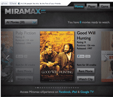 Watch Miramax movies on Facebook for $3