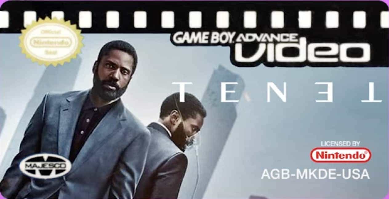 YouTuber puts Tenet on 5 Game Boy Advance cartridges, just for fun, and its watchable!